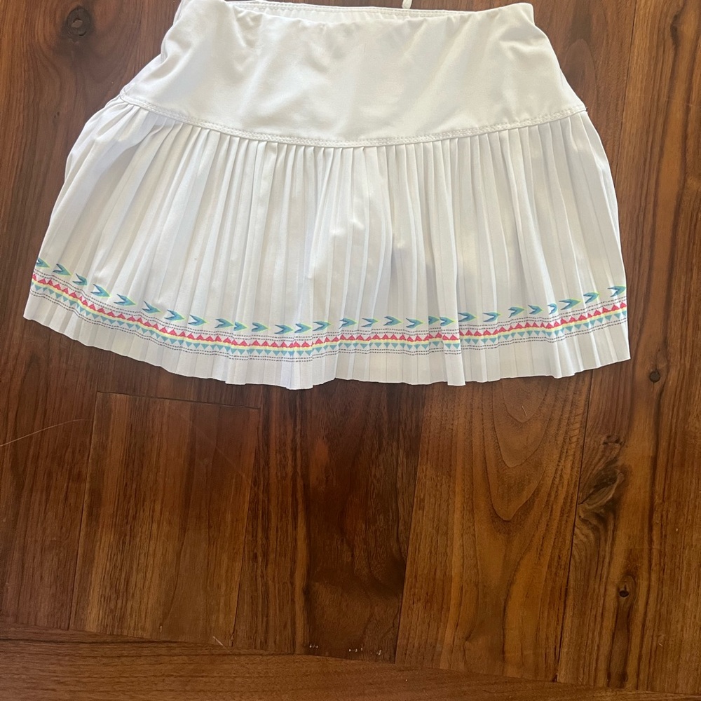 Girls Lucky in Love Tennis Skirt Size 10-12